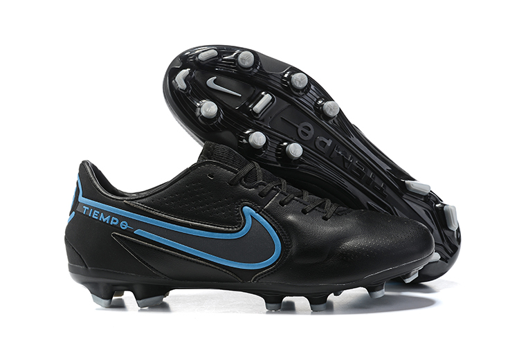 Nike Tiempo Legend 9 Elite FG Black University Blue  CZ8482-004