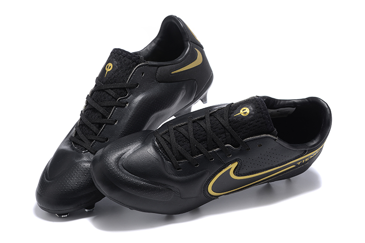Nike Tiempo Legend 9 Elite FG Black Metallic Gold CZ8482-007