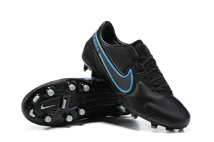 Nike Tiempo Legend 9 Elite FG Black University Blue  CZ8482-004