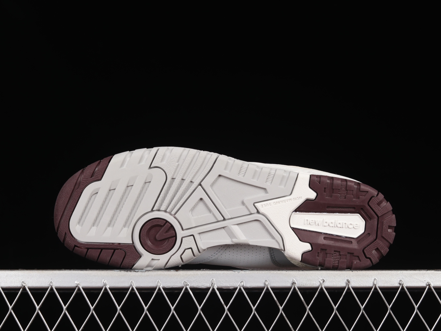 New Bal*nce 550 White Natural Indigo Burgundy BB550PWB
