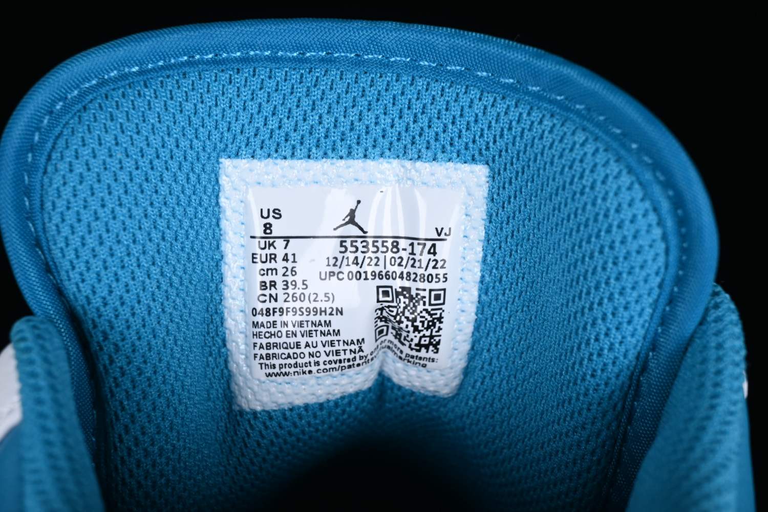 Jordan 1 Low Aquatone 553558-174