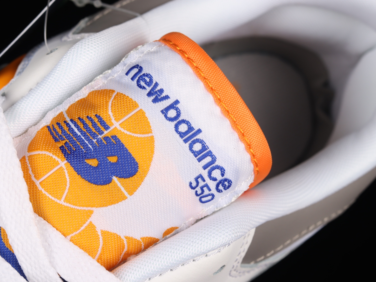 New Bal*nce 550 White Vibrant Orange BB550WTO