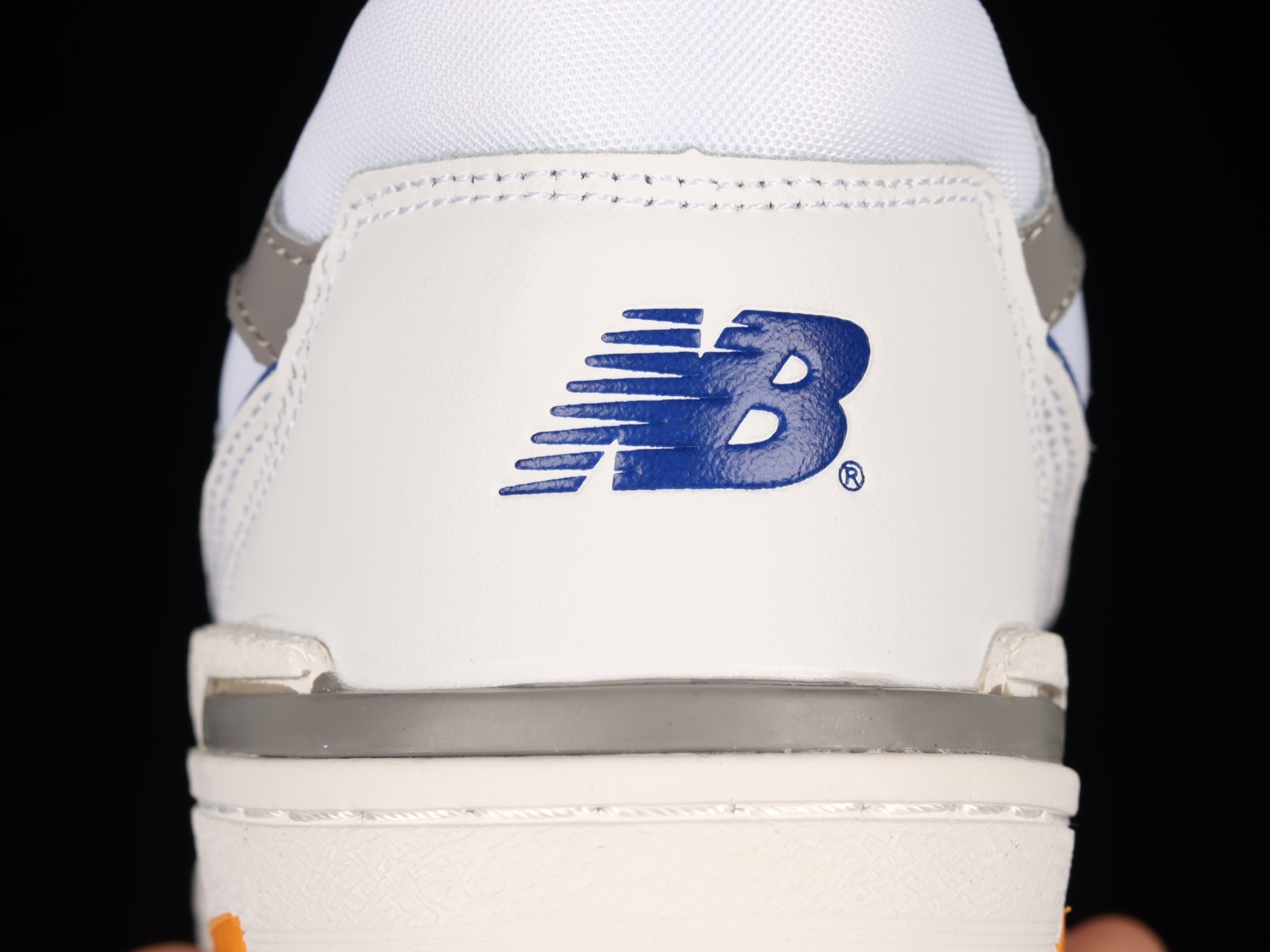 New Bal*nce 550 White Vibrant Orange BB550WTO