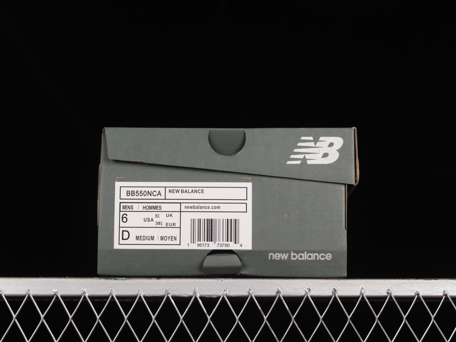 New Bal*nce 550 White Black Rain Cloud BB550NCA