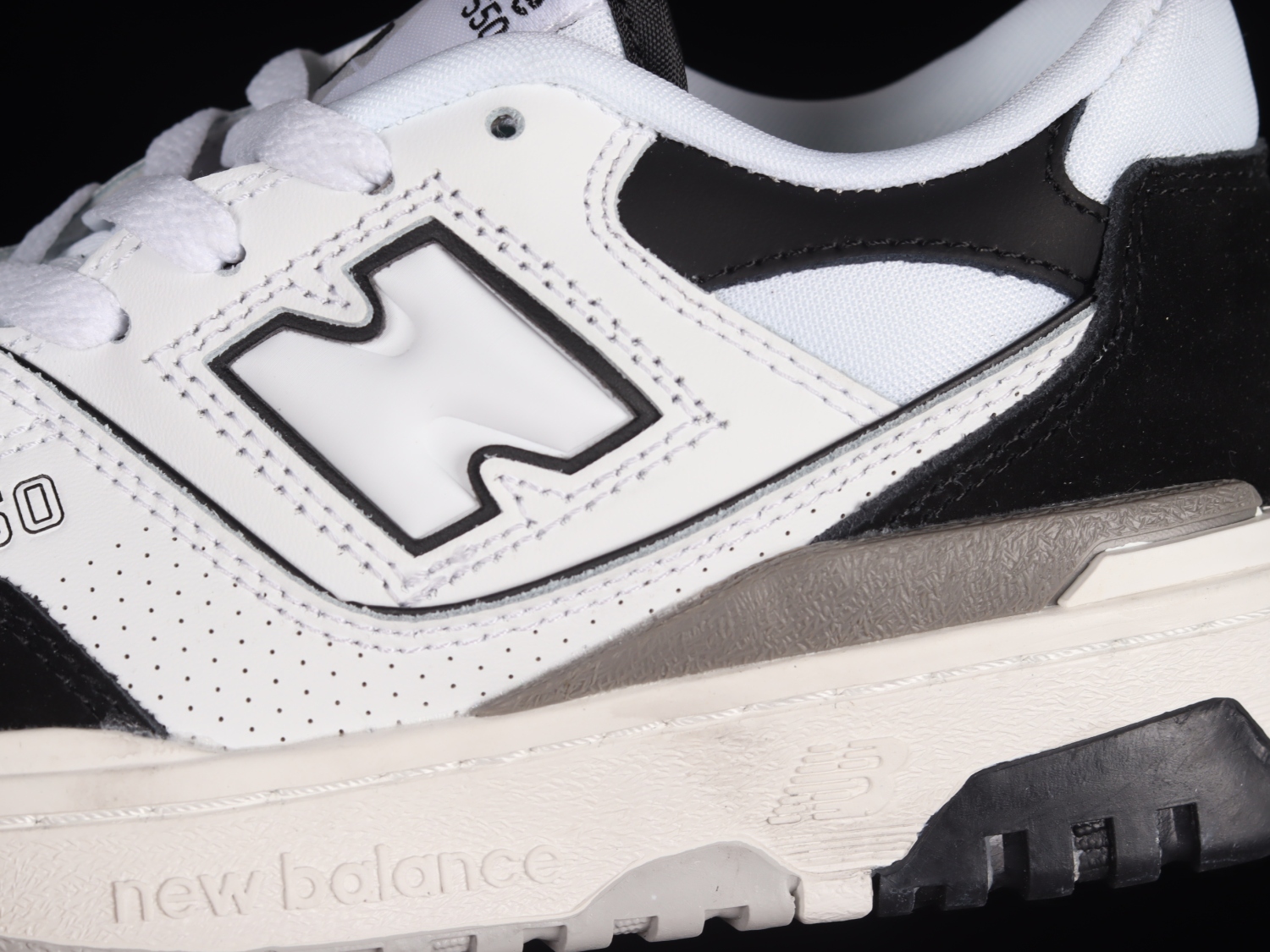 New Bal*nce 550 White Black Rain Cloud BB550NCA