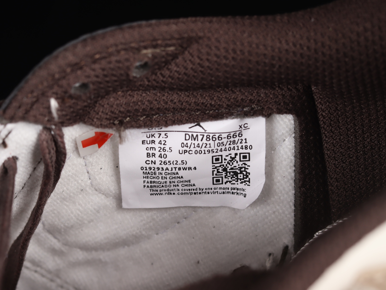 Travis Scott x Air Jordan 1 Low OG AJ1 DM7866-666