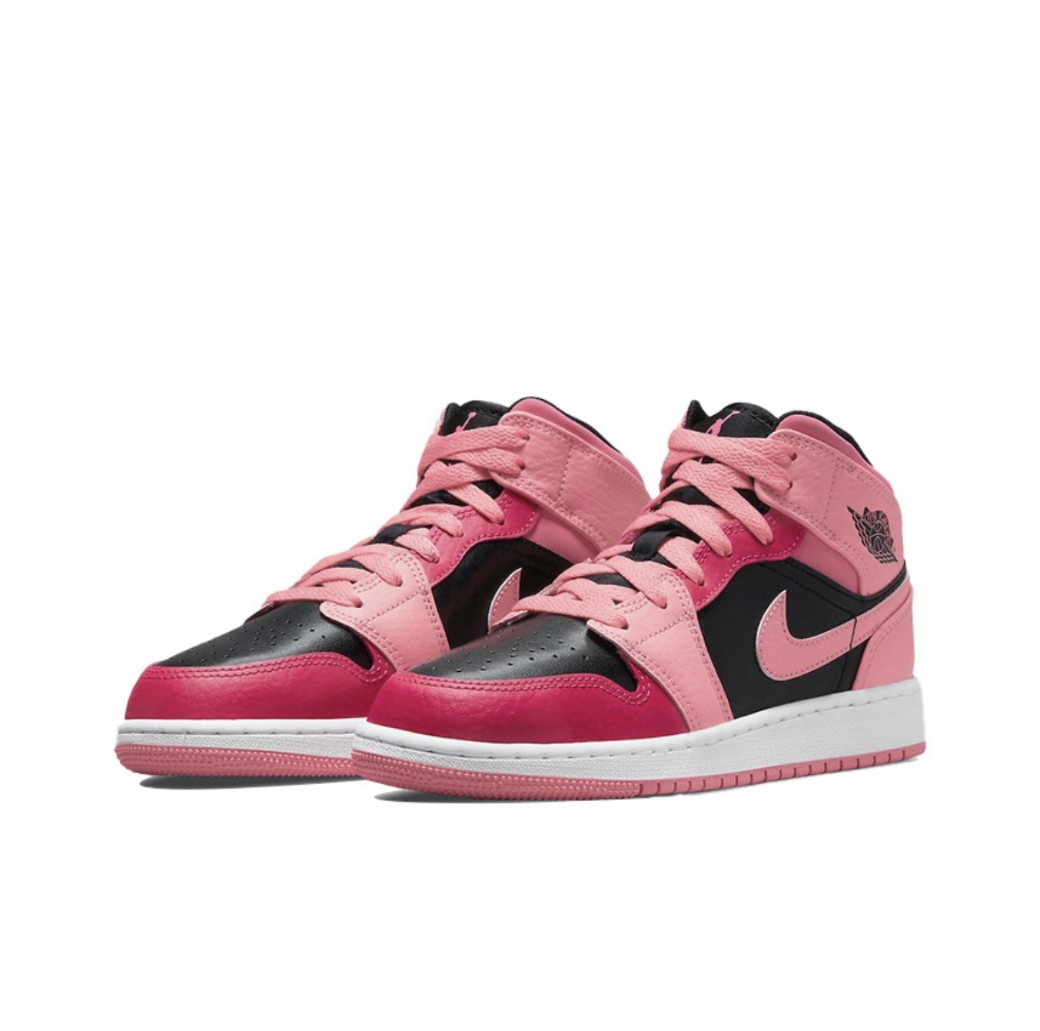 Jordan 1 Mid Coral Chalk 554725-662