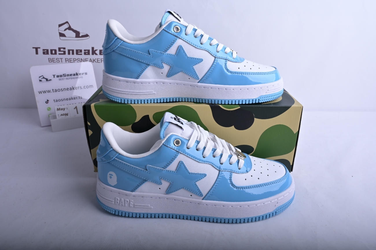 A Bathing Ape Bape Sta Low Blue 191001MH