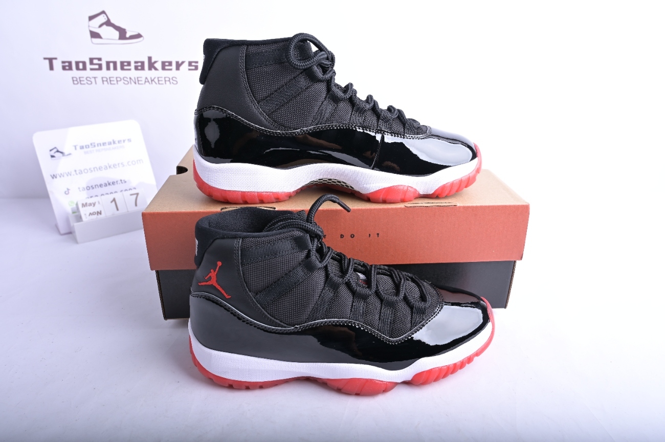 Jordan 11 Retro Playoffs Bred 2019 (GS) 378037-061