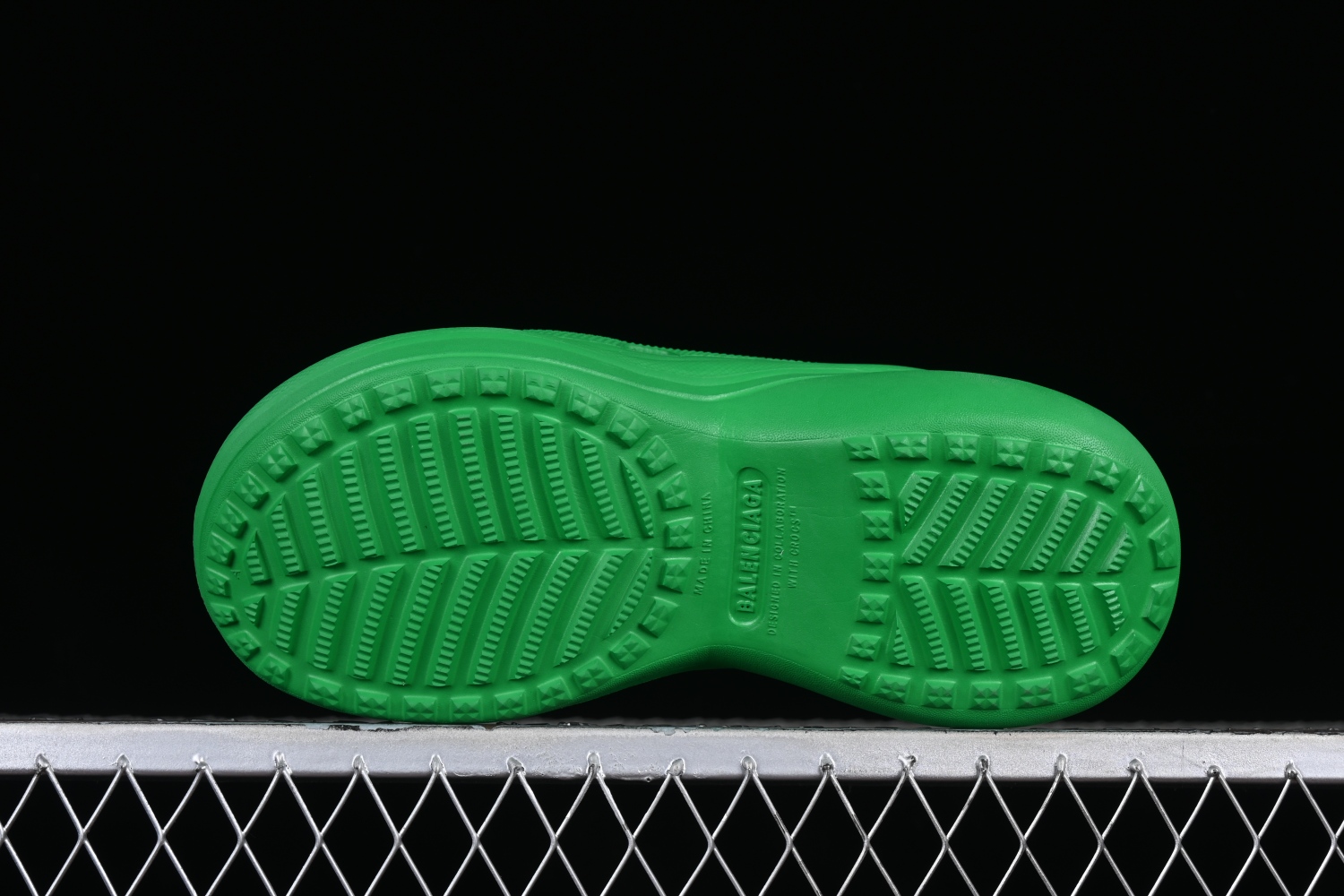 Bal**ciaga  x Crocs Pool Slide Sandals Green W1S8E3033