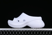 Balenciaga x Crocs Pool Slide Sandals White (Women's) W1S8E9000