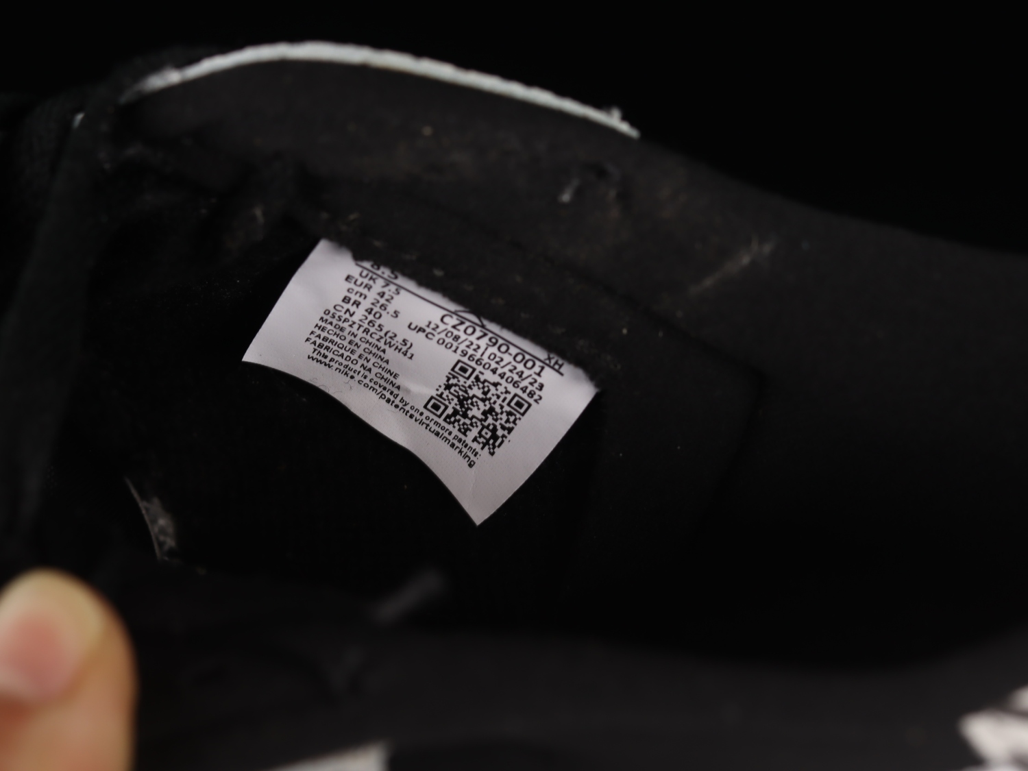 Jordan 1 Retro Low OG Black Cement CZ0790-001