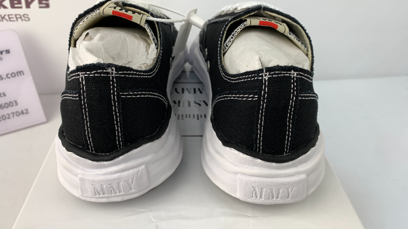 Maison Maison Mihara Yasuhiro Peterson OG Sole Canvas Low Black A01FW702