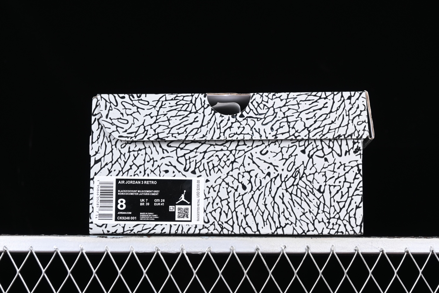Jordan 3 Retro  Off Noir CK9246-001
