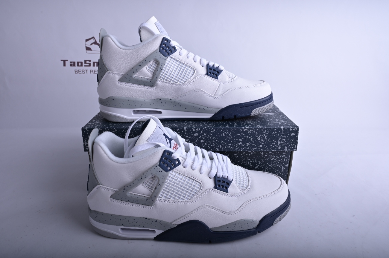 Jordan 4 Retro White Midnight Navy DH6927-140