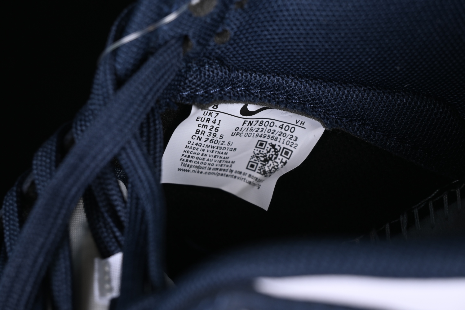 Nike Dunk Low Midnight Navy University Blue FN7800-400