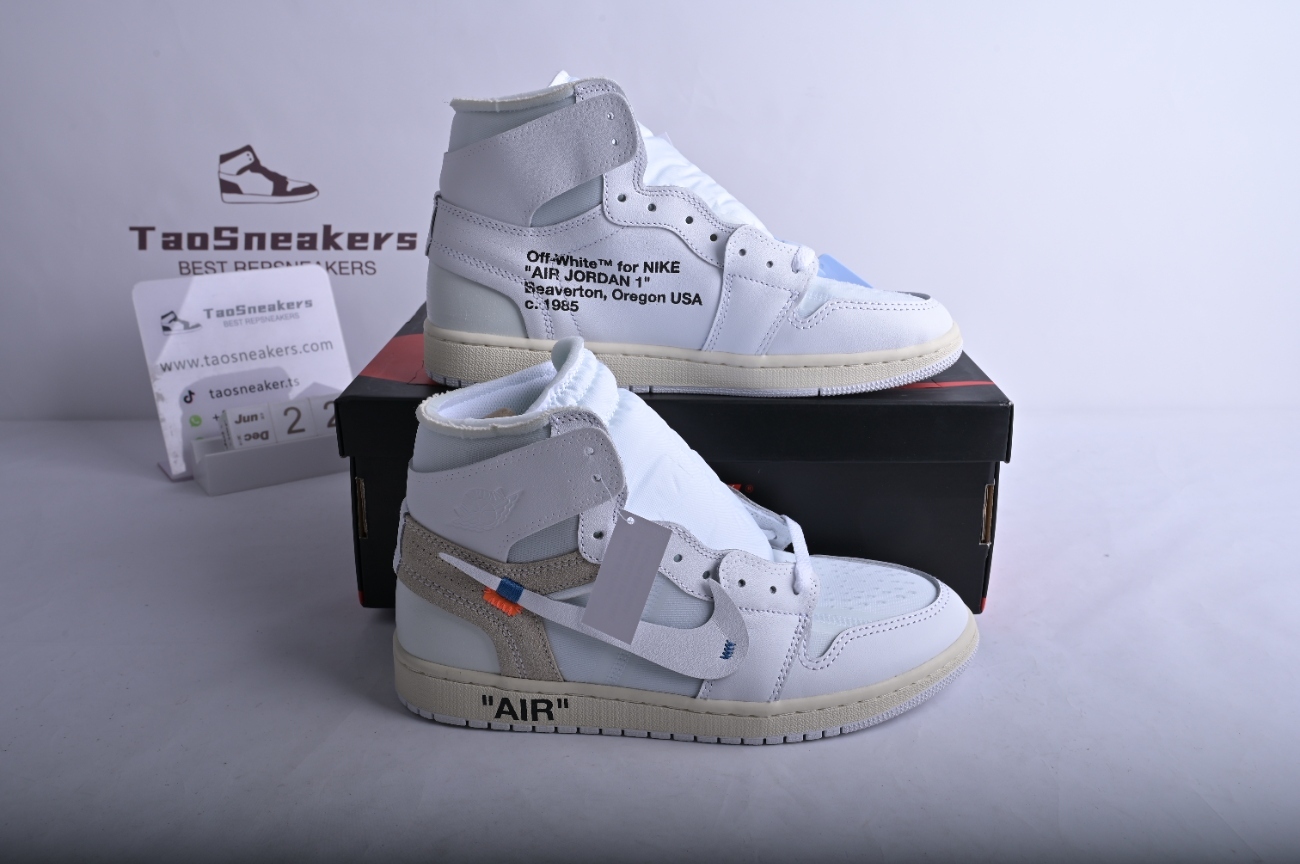 Jordan 1 Retro High Off-White White AQ0818-100（Original Batch）
