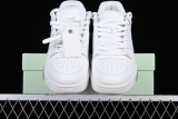 OFF-WHITE Out Of Office OOO Low Tops Triple White OMIA189C99LEA0010100