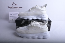 Versace Chain Reaction White Mesh Rubber Suede  DSU7071E D7CTG D01