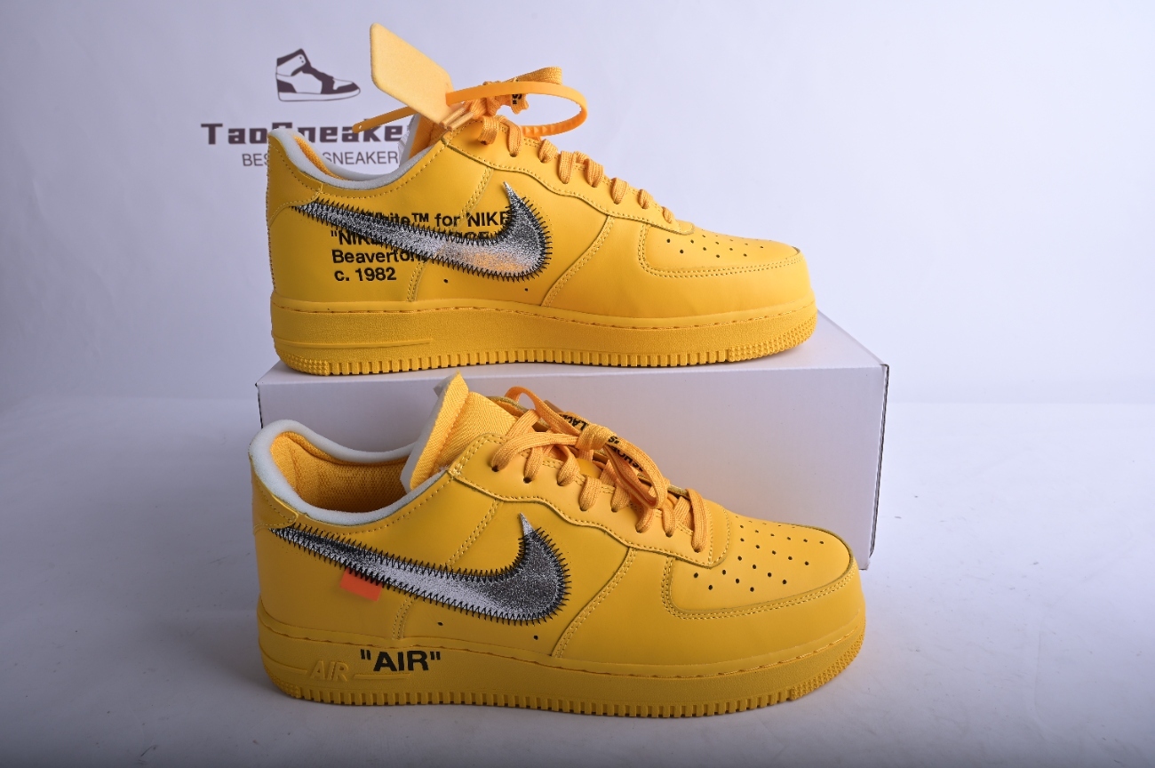 Nike Air Force 1 Low Off-White ICA University Gold DD1876-700