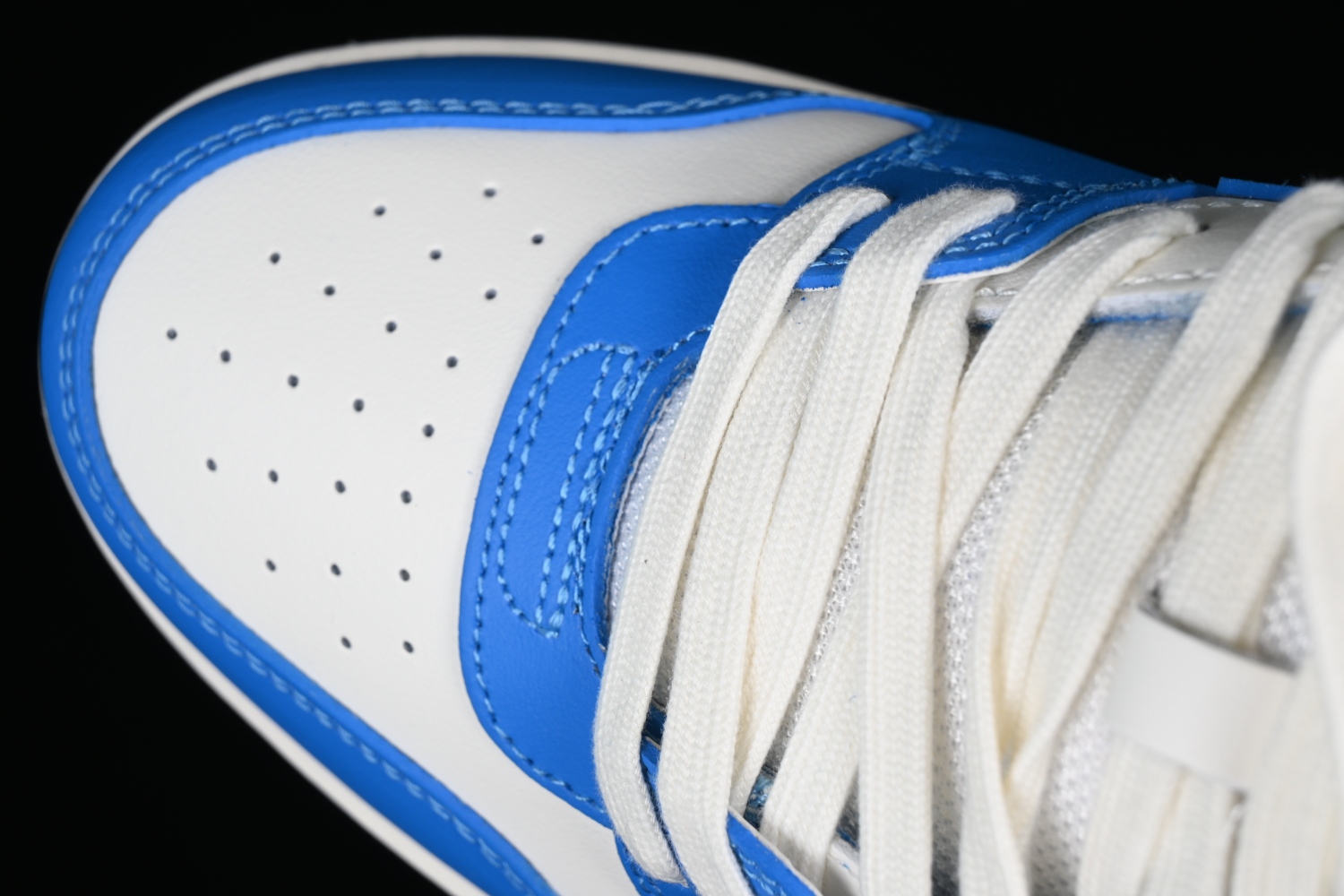 OFF-WHITE Out Of Office OOO Low Tops White Blue (FW22) OMIA189F22LEA0014501