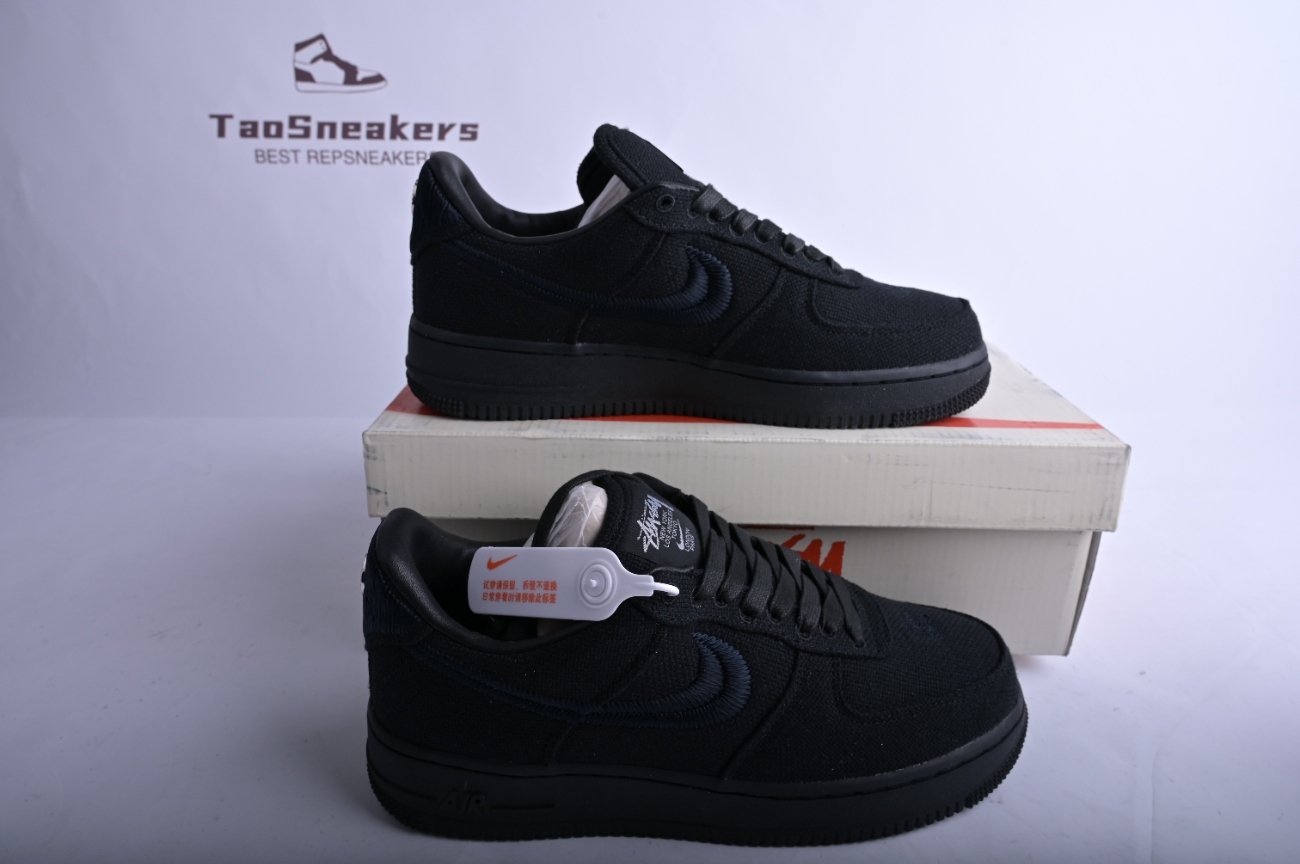 Nike Air Force 1 Low Stussy Black CZ9084-001