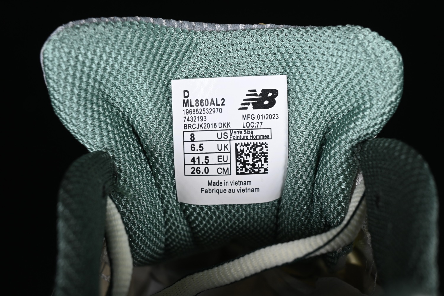 New Bal*nce 860v2 Aime Leon Dore Green ML860AL2