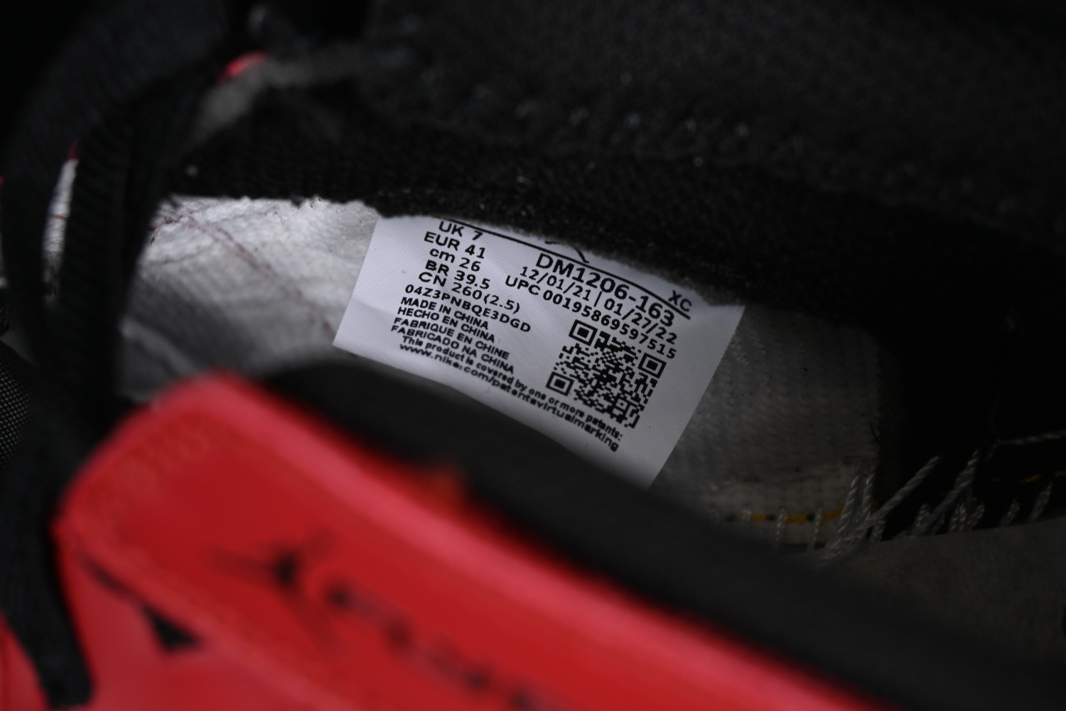 Jordan 1 Low FlyEase Gym Red DM1206-163