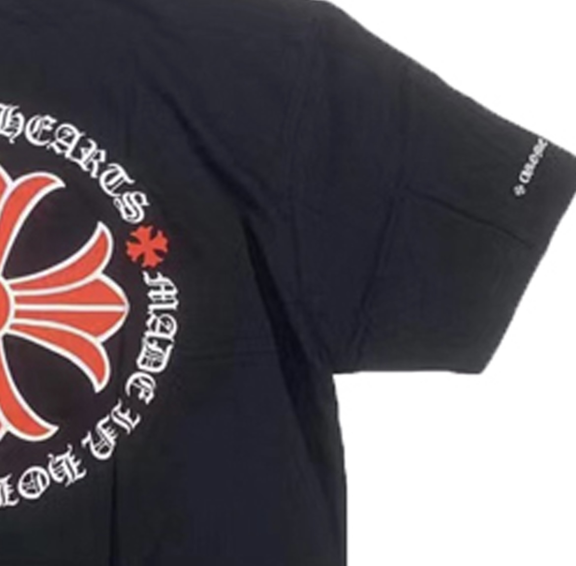 Chrome Hearts Made In Hollywood Plus Cross T-shirt Black/Red