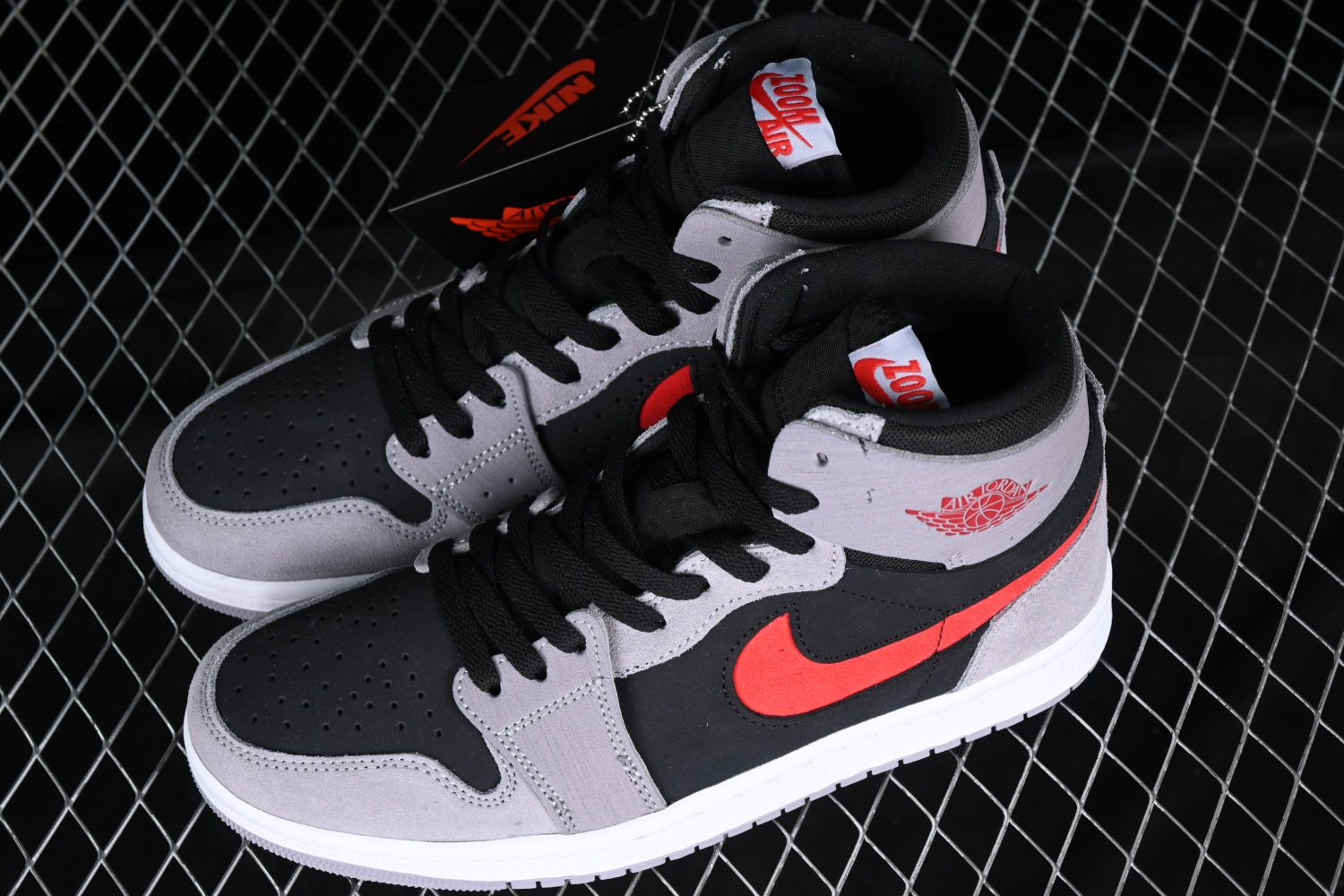 Jordan 1 High Zoom Air CMFT 2 Black Fire Red Cement DV1307-060