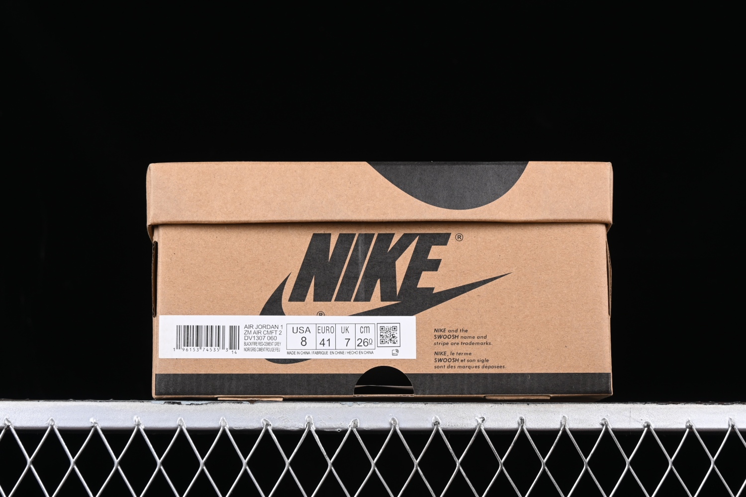 Jordan 1 High Zoom Air CMFT 2 Black Fire Red Cement DV1307-060