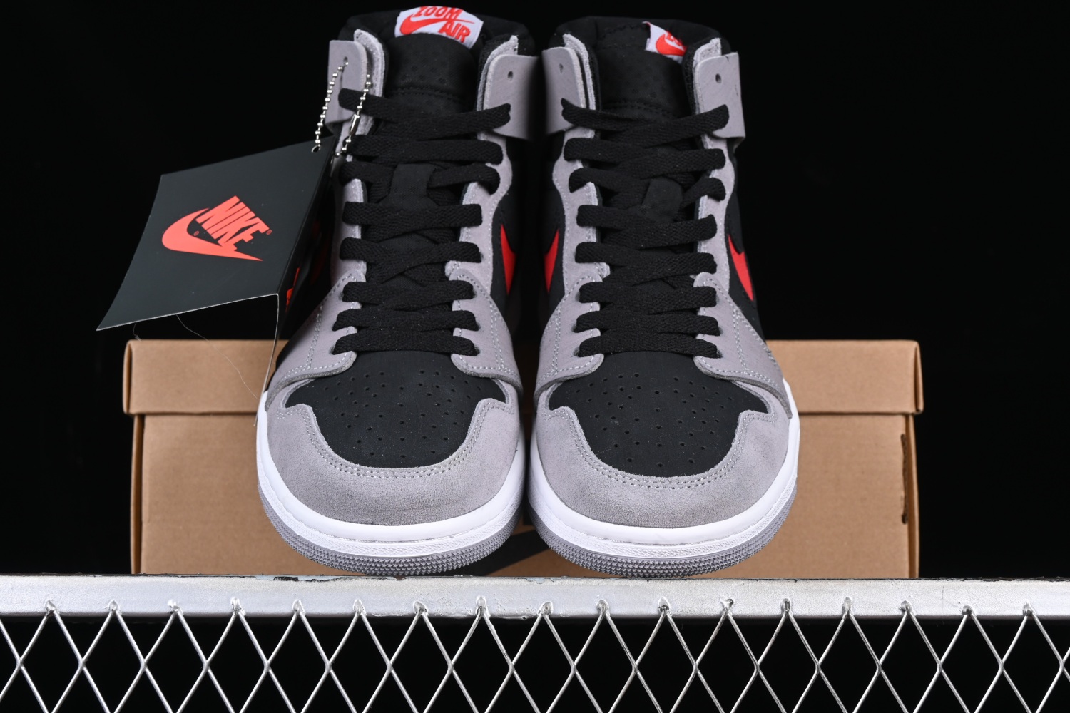 Jordan 1 High Zoom Air CMFT 2 Black Fire Red Cement DV1307-060