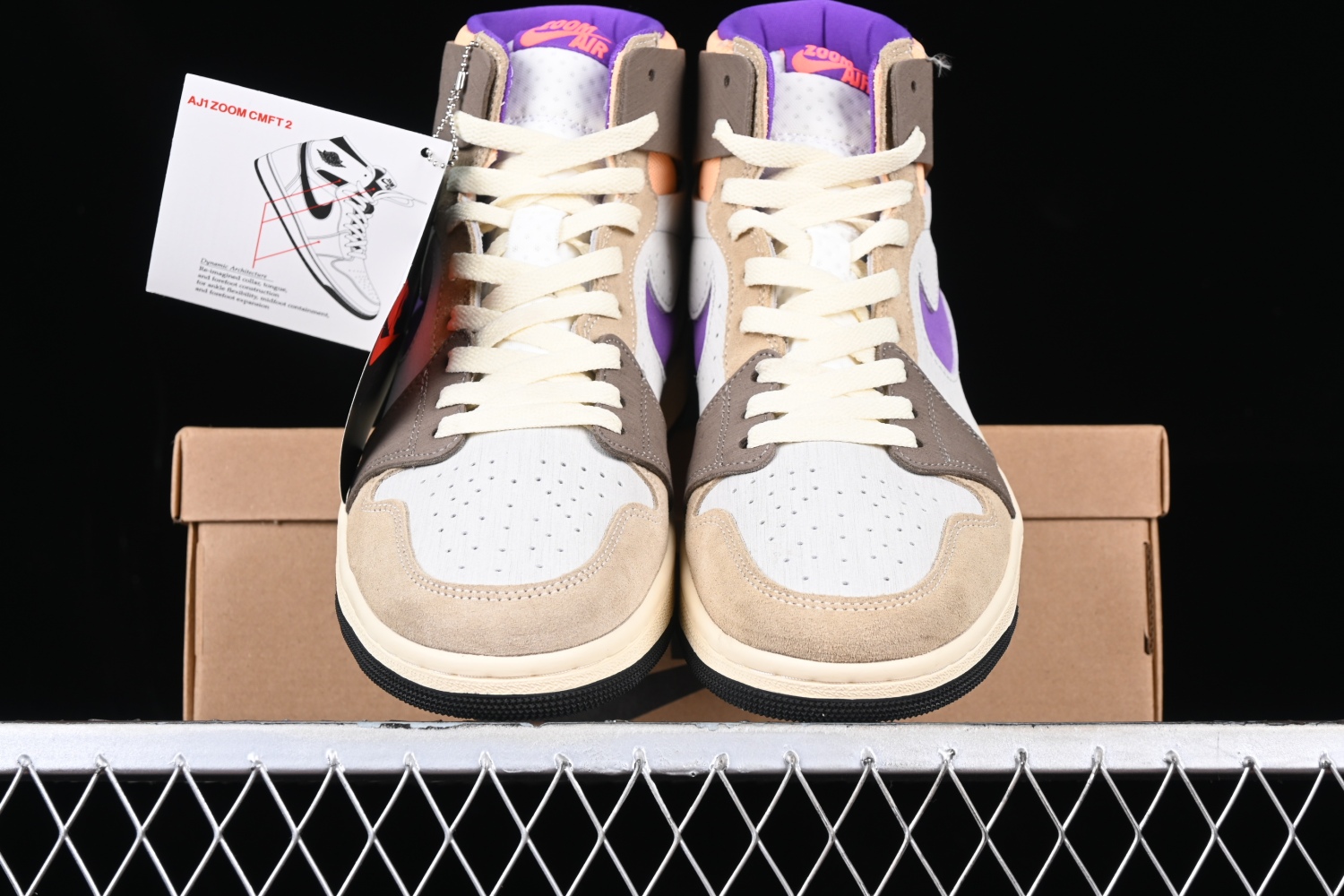 Jordan 1 High Zoom Air CMFT 2 Palomino Wild Berry DV1307-205