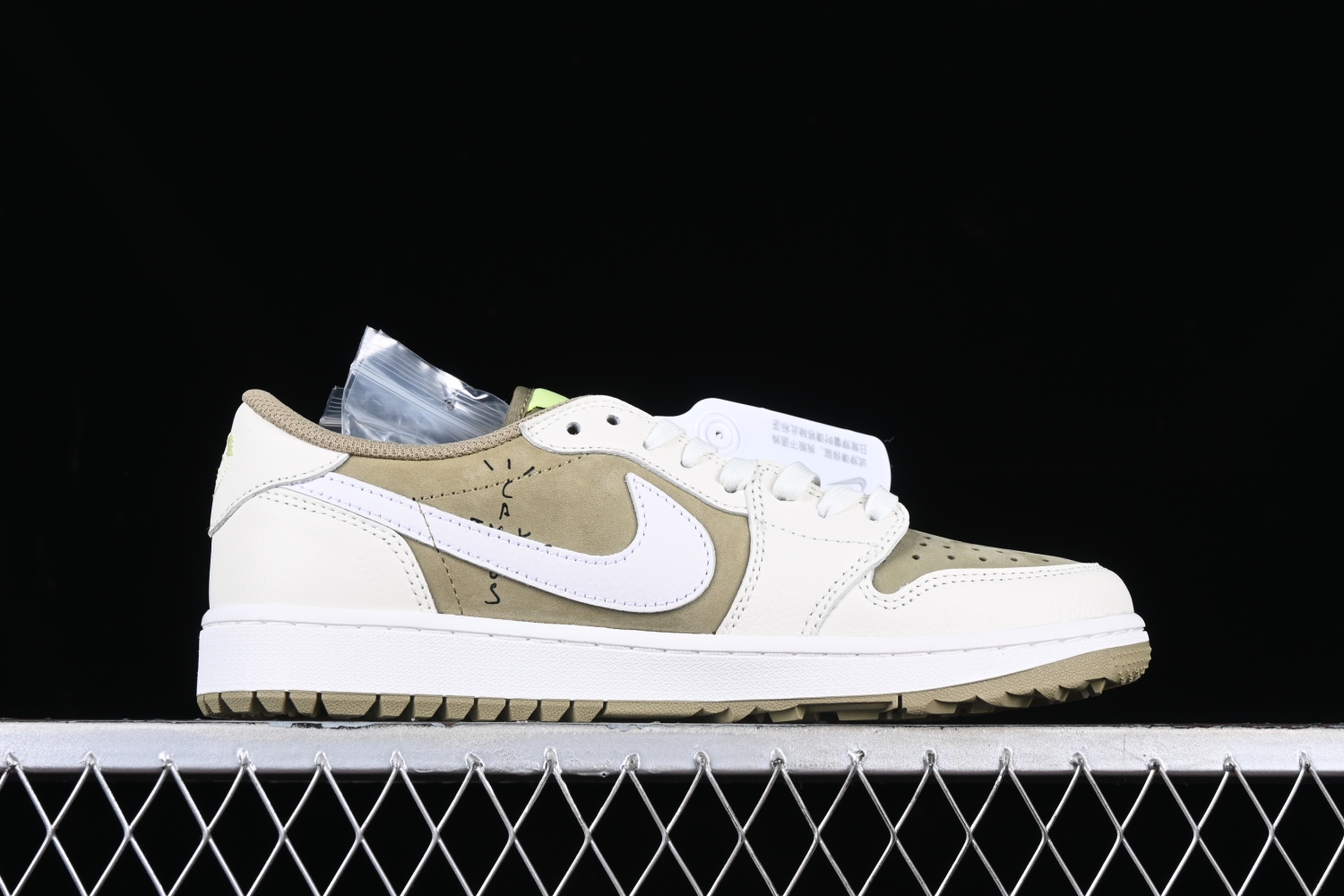 Jordan 1 Retro Low Golf Travis Scott Neutral Olive FZ3124-200