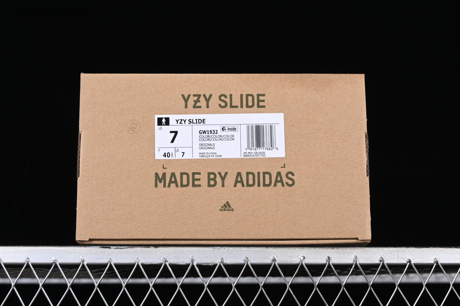 adidas Yeezy Slide Enflame Oil Painting White Yellow GW1932