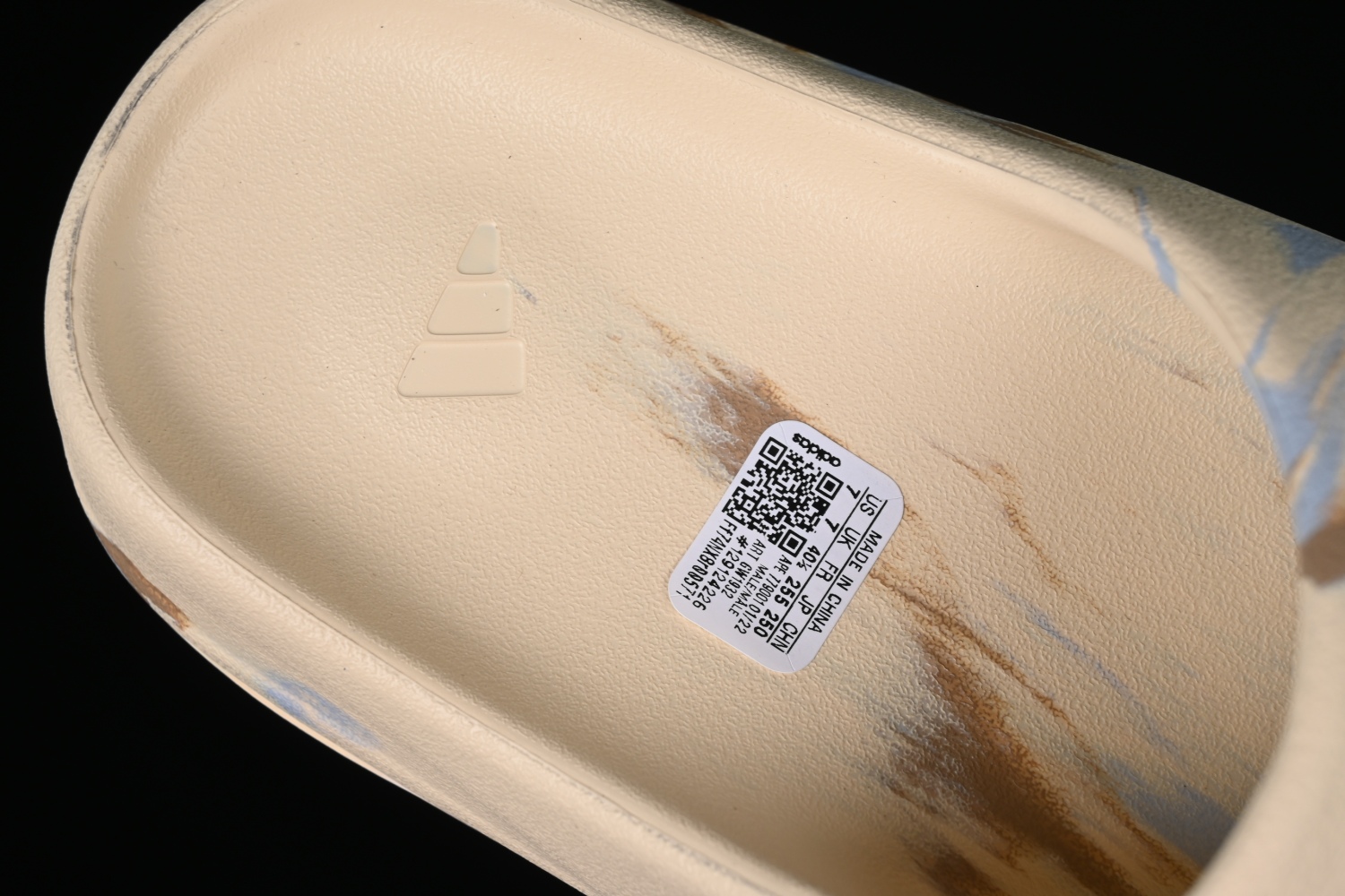 adidas Yeezy Slide Enflame Oil Painting White Yellow GW1932