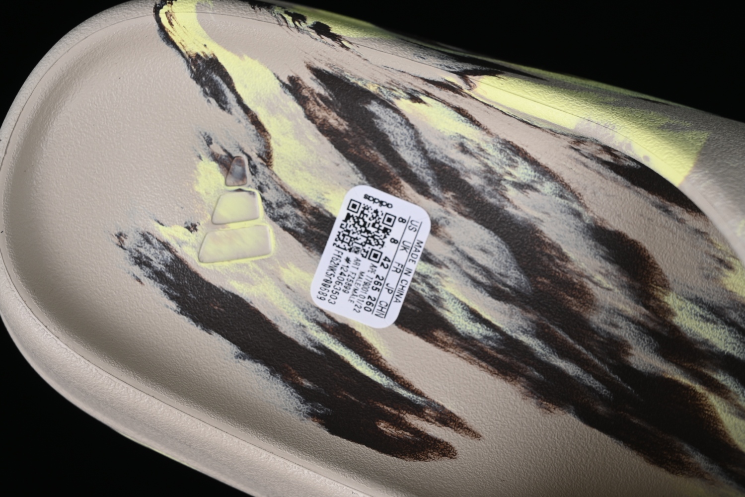 adidas Yeezy Slide Enflame Oil Painting Ink Yellow FZ5899