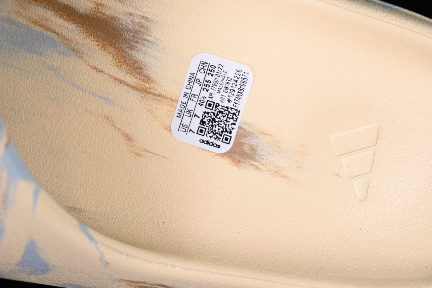 adidas Yeezy Slide Enflame Oil Painting White Yellow GW1932