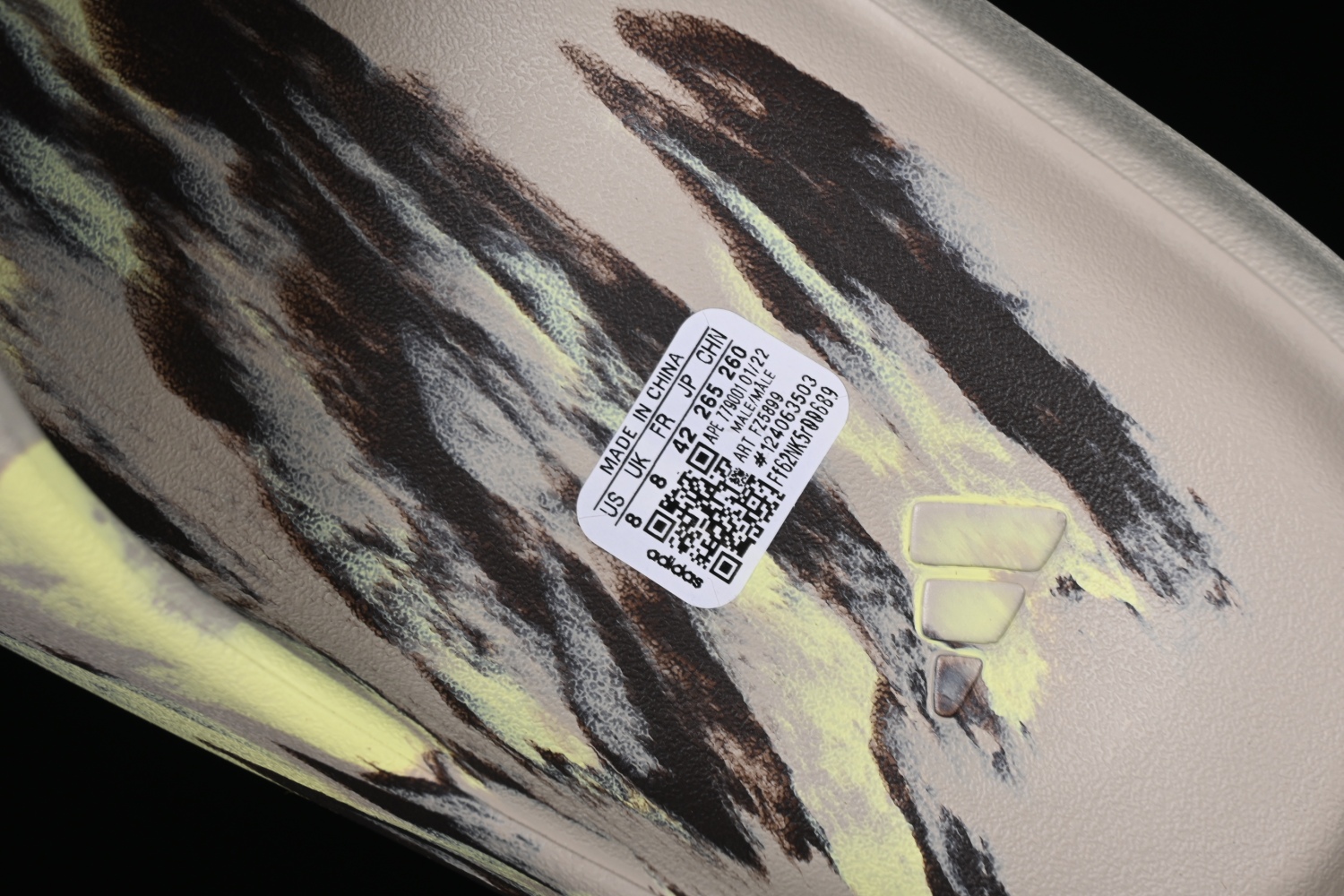 adidas Yeezy Slide Enflame Oil Painting Ink Yellow FZ5899