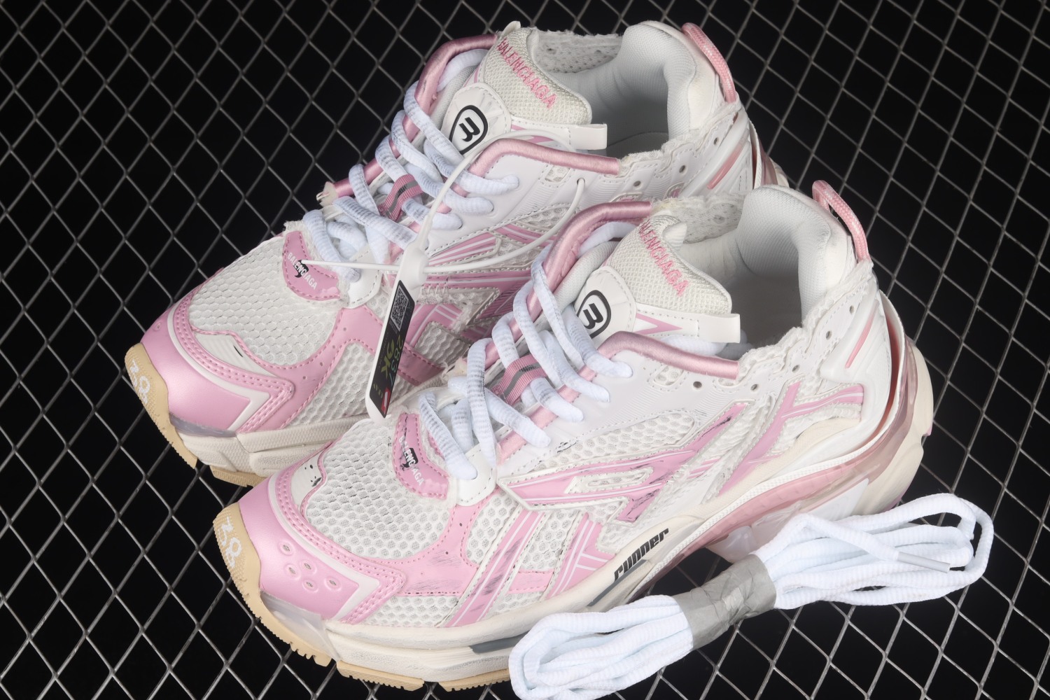 Bal**ciaga RUNNER WHITE 677402-W3RB3-9059