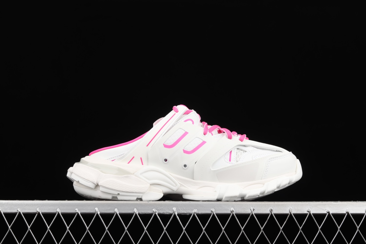 Bal**ciaga Sneaker Tess s.Gomma MAILLE WHITE/ORANGE 2021ss W3CP69055