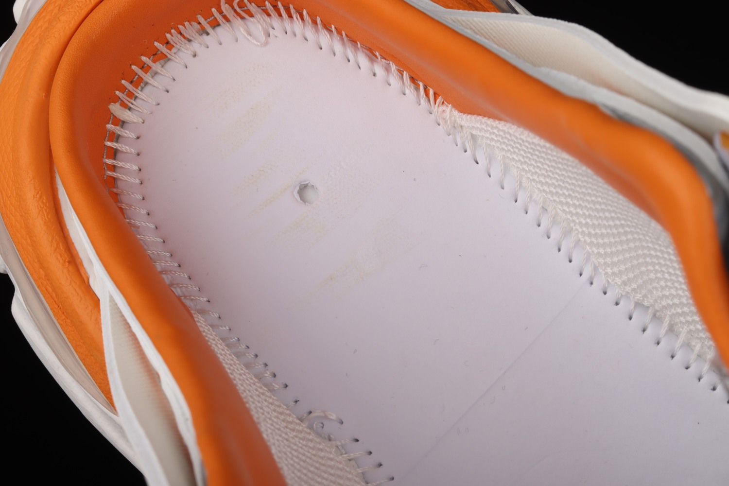 Bal**ciaga Sneaker Tess s.Gomma MAILLE WHITE/ORANGE 2021ss W3CP59059