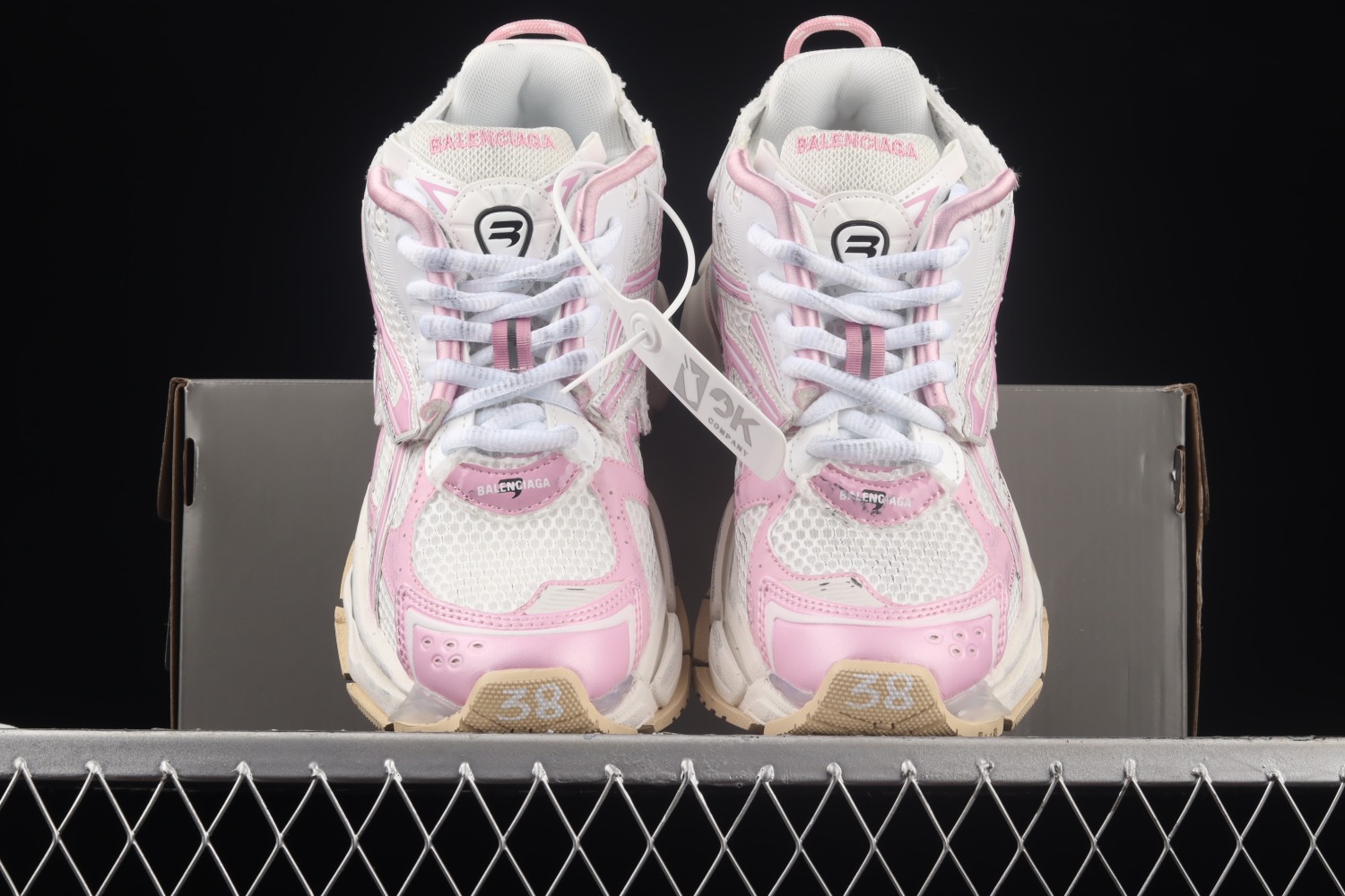 Bal**ciaga RUNNER WHITE 677402-W3RB3-9059
