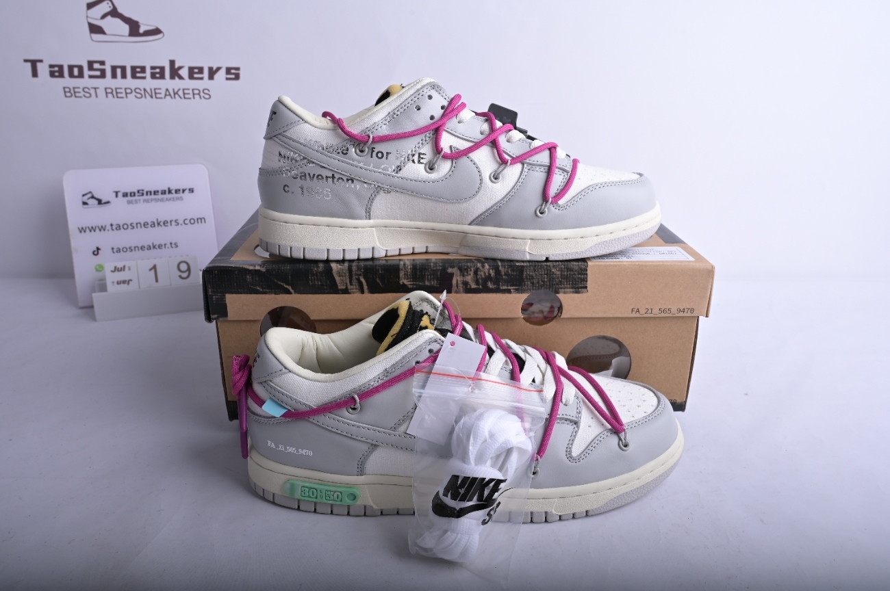 Nike Dunk Low Off-White Lot 30 DM1602-122