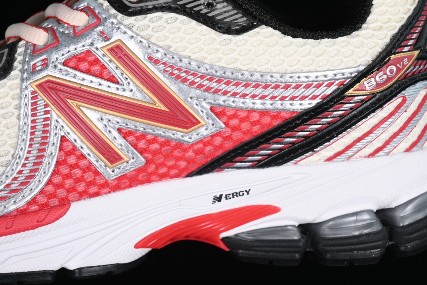 New Bal*nce 860v2 Aime Leon Dore Red ML860AD2