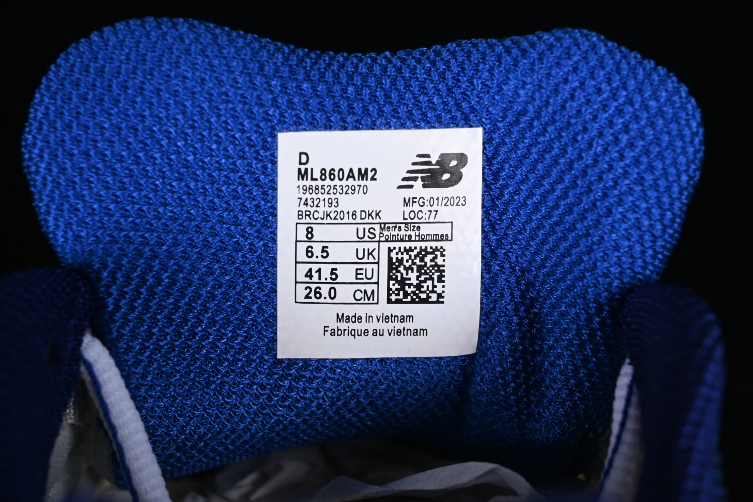 New Bal*nce 860v2 Aime Leon Dore Blue ML860AM2