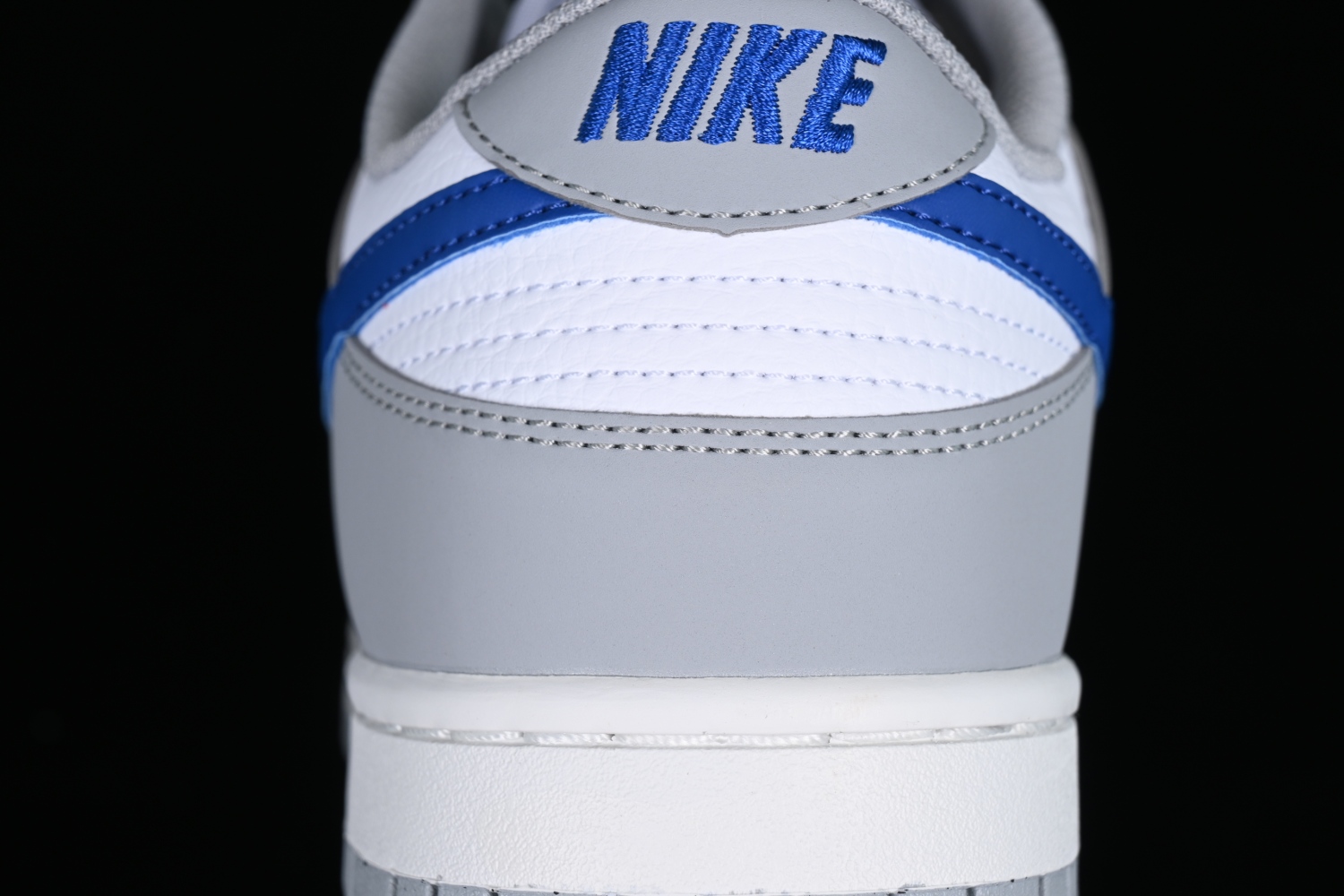Nike Dunk Low Mini Swoosh Wolf Grey Game Royal (GS) FN3878-001