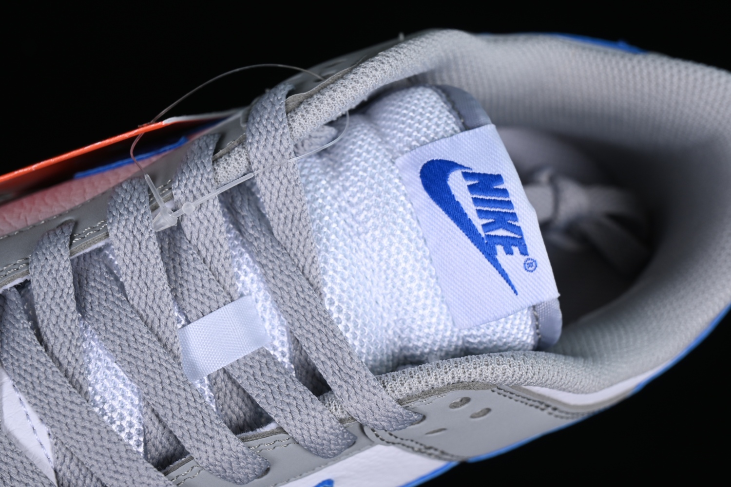 Nike Dunk Low Mini Swoosh Wolf Grey Game Royal (GS) FN3878-001