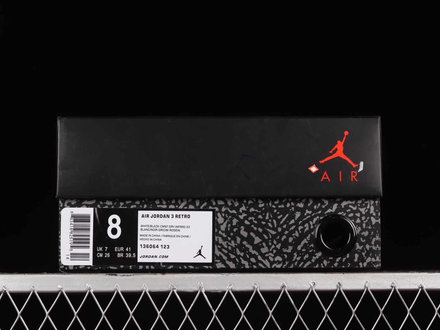 Jordan 3 Retro Infrared 23 136064-123