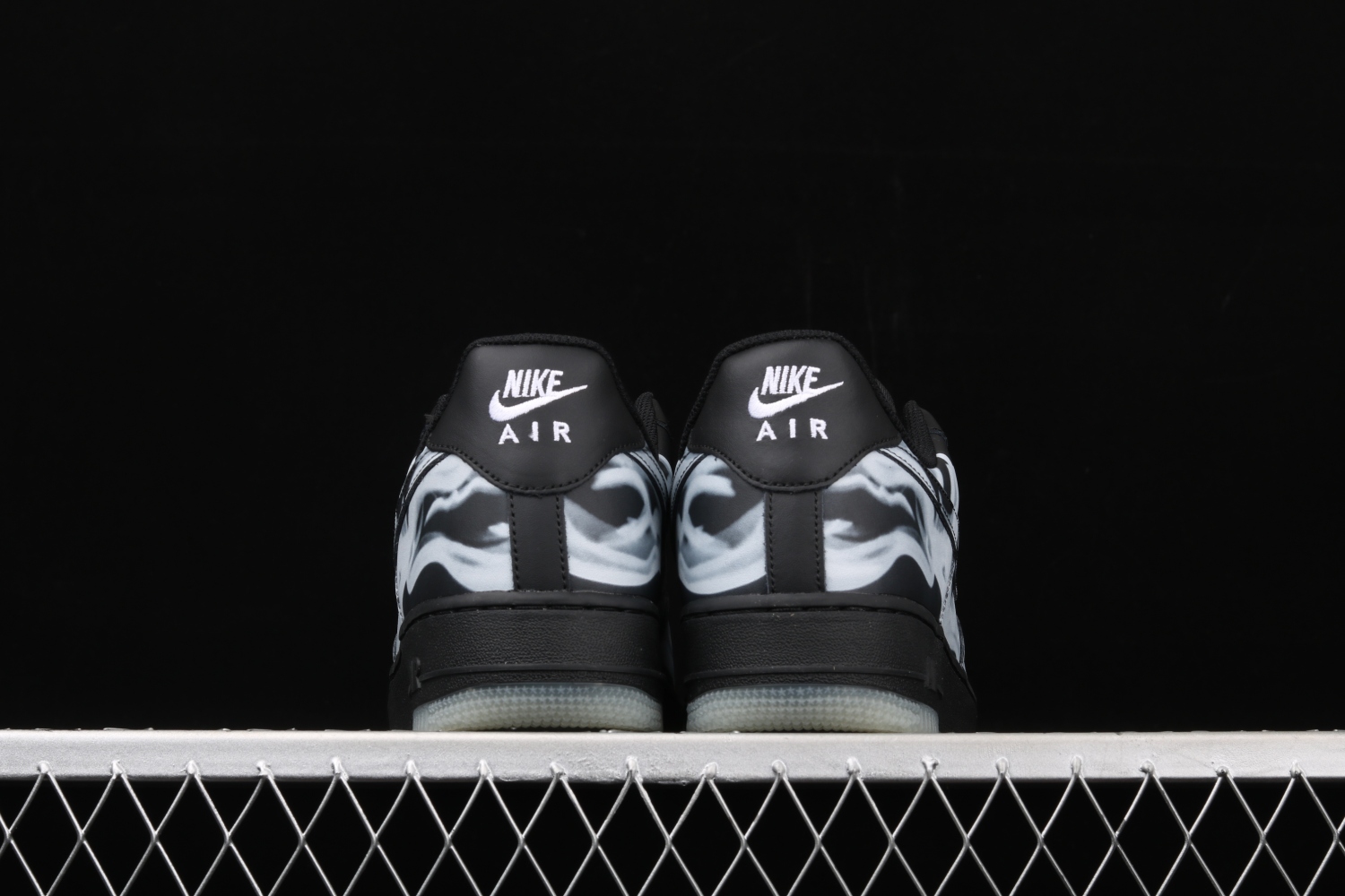 Nike Air Force 1 Low Black Skeleton Halloween BQ7541-001
